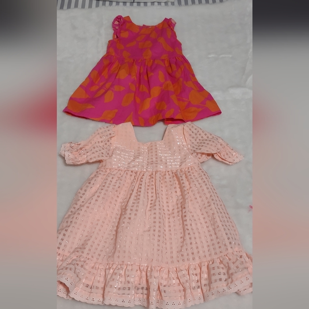 Pink and Orange Baby Dress